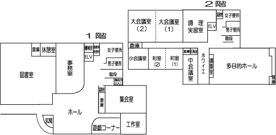 館内案内図の画像