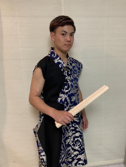 三郷市若手音楽家所属、和太鼓演奏者斎藤誠也のアーティスト写真